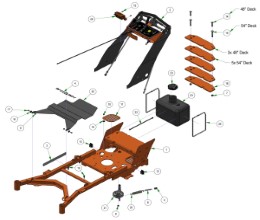 2026 BAD BOY RAIDER (WALK BEHIND) UPPER FRAME