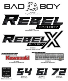2026 BAD BOY REBEL DECALS