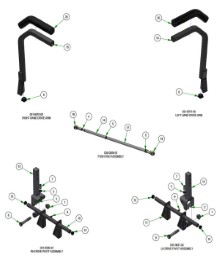 2026 BAD BOY REBEL DRIVE ARM SUBASSEMBLIES