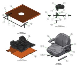 2026 BAD BOY REBEL FLOORBOARD & SEAT SUBASSEMBLIES