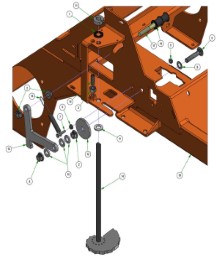 2026 BAD BOY REBEL SD DECK HEIGHT CAM & LOCK