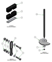 2026 BAD BOY REBEL SD DECK HEIGHT SUBASSEMBLIES