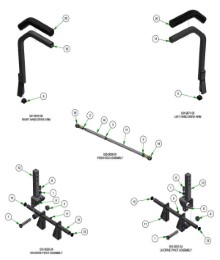2026 BAD BOY REBEL SD DRIVE ARM SUBASSEMBLIES