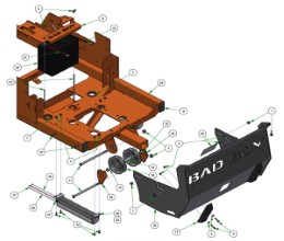 2026 BAD BOY RENEGADE DIESEL BATTERY & REAR COVER