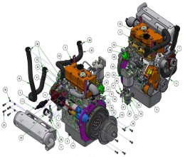 2026 BAD BOY RENEGADE DIESEL ENGINE ASSEMBLY
