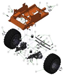 2026 BAD BOY RENEGADE DIESEL REAR SUSPENSION