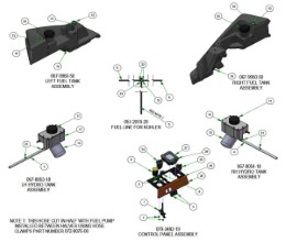 2026 BAD BOY RENEGADE GAS TANK SUBASSEMBLIES