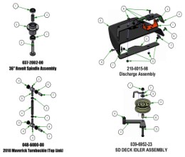 2026 BAD BOY REVOLT SD DECK COMPONENTS