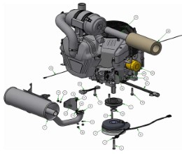2026 BAD BOY REVOLT X ENGINE - 40 HP VANGUARD EFI