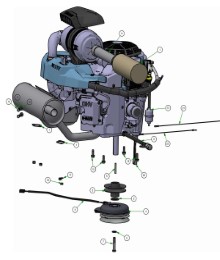 2026 BAD BOY REVOLT X ENGINE - KAWASAKI FX-1000 EFI