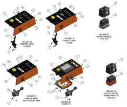 2026 BAD BOY ROGUE CONTROL PANEL & HARNESS SUBASSEMBLIES
