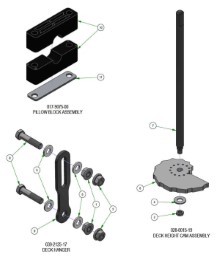 2026 BAD BOY ROGUE DECK HEIGHT CONTROLS SUBASSEMBLIES