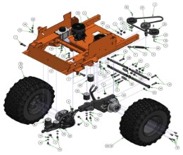 2026 BAD BOY ROGUE REAR SUSPENSION