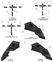 2026 BAD BOY ROGUE TANKS & FUEL LINE SUBASSEMBLIES