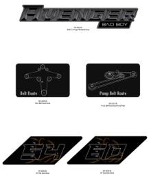 2026 BAD BOY ZT AVENGER DECALS (CONT)