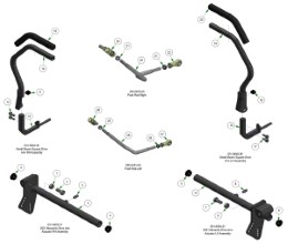 2026 BAD BOY ZT AVENGER DRIVE ARM SUBASSEMBLIES
