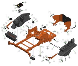 2026 BAD BOY ZT AVENGER FUEL TANK & REAR COVER