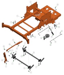2026 BAD BOY ZT AVENGER LOWER FRAME