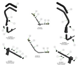2026 BAD BOY ZT ELITE DRIVE ARM SUBASSEMBLIES
