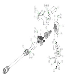 2025 Bad Boy Flex Wing Cutter 12' Driveline - Center Section