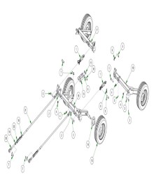 2025 Bad Boy Flex Wing Cutter 12' Tailwheels and Leveling