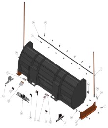 2026 Bad Boy 7' Snow Pusher (BBSP84)