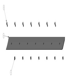 2026 Bad Boy 7' Snow Pusher Metal Blade Kit (338-0046-01)