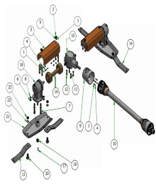 2026 Bad Boy HD Cutter 10' Driveline
