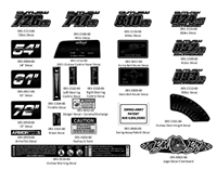 17OUTEXDECAL Bad Boy Mowers Part 2017 OUTLAW & OUTLAW EXTREME DECALS