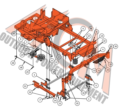 まーべりっく。 2019 MAVERICK LOWER FRAME ASSEMBLY or Bad Boy Parts number